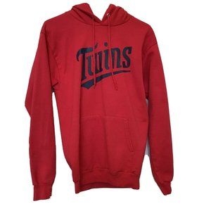 Port & Co Red Twins Hoodie Sweatshirt Adult Sz Small Pre-Owned GUC
